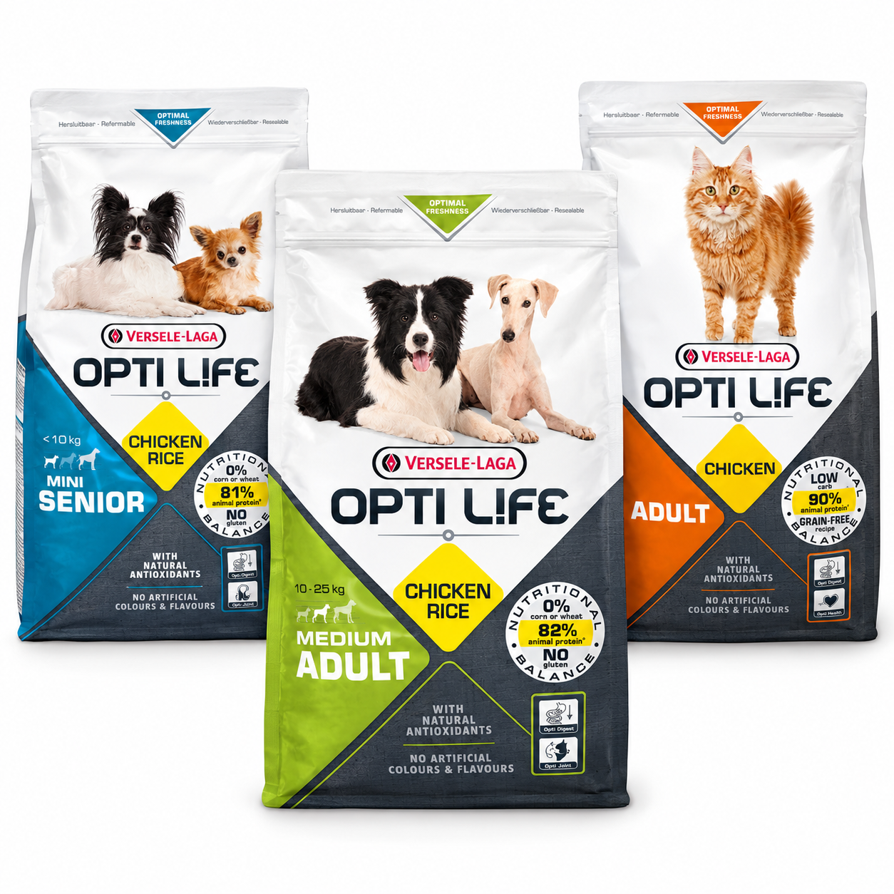 Croquettes sans gluten Opti Life Versele Laga animalerie Dourdan Sermaise